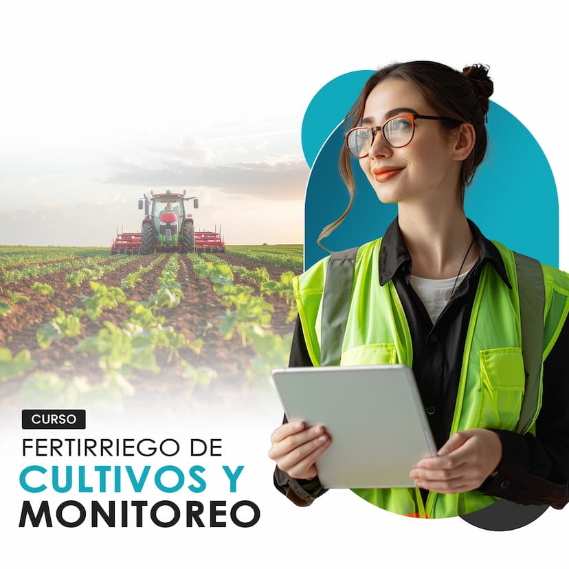 Fertirriego de cultivos y monitoreo